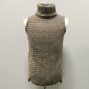 Women's Sleeveless Turtle Neck Sweater